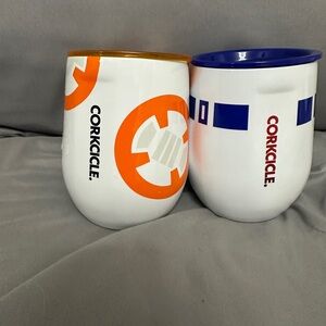 Corkcicle Star Wars Themed Tumblers - White, Orange, Blue